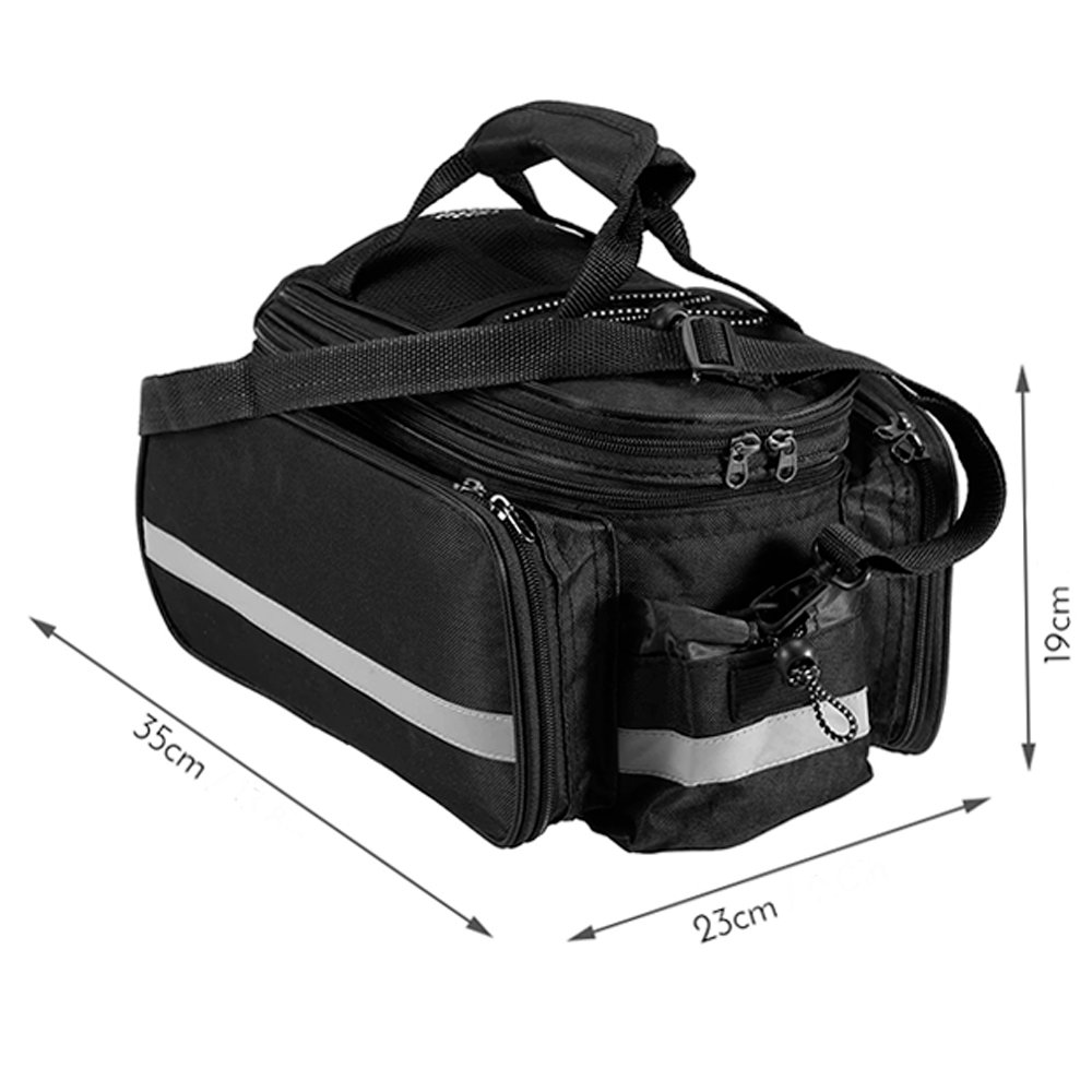 Alforge Impermeável para Bike – 18 Litros com Capa de Chuva Alforge Impermeável para Bike – 18 Litros com Capa de Chuva